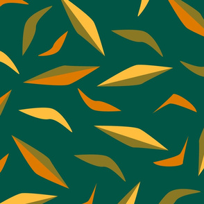 Mango Extravaganza Papercut Leaves- Large Scale