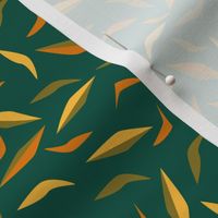 Mango Extravaganza Papercut Leaves- Ditsy Scale