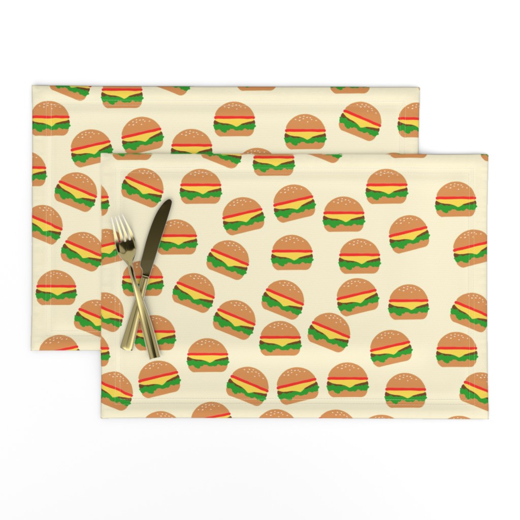 Cute Burgers Print