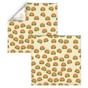 Cute Burgers Print