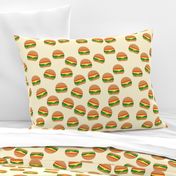 Cute Burgers Print