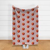 Vintage apples - red & pink 