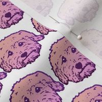 pink and purple doodle dogs? oh my!