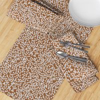 Boho minimal spots and dots trendy abstract animal print nursery neutral girls rust copper navy and white