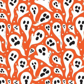 Spooky Ghosts - Orange