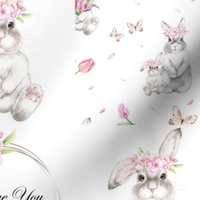 rabbit floral