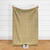 Fall Buffalo Check Plaid in Mustard Gold