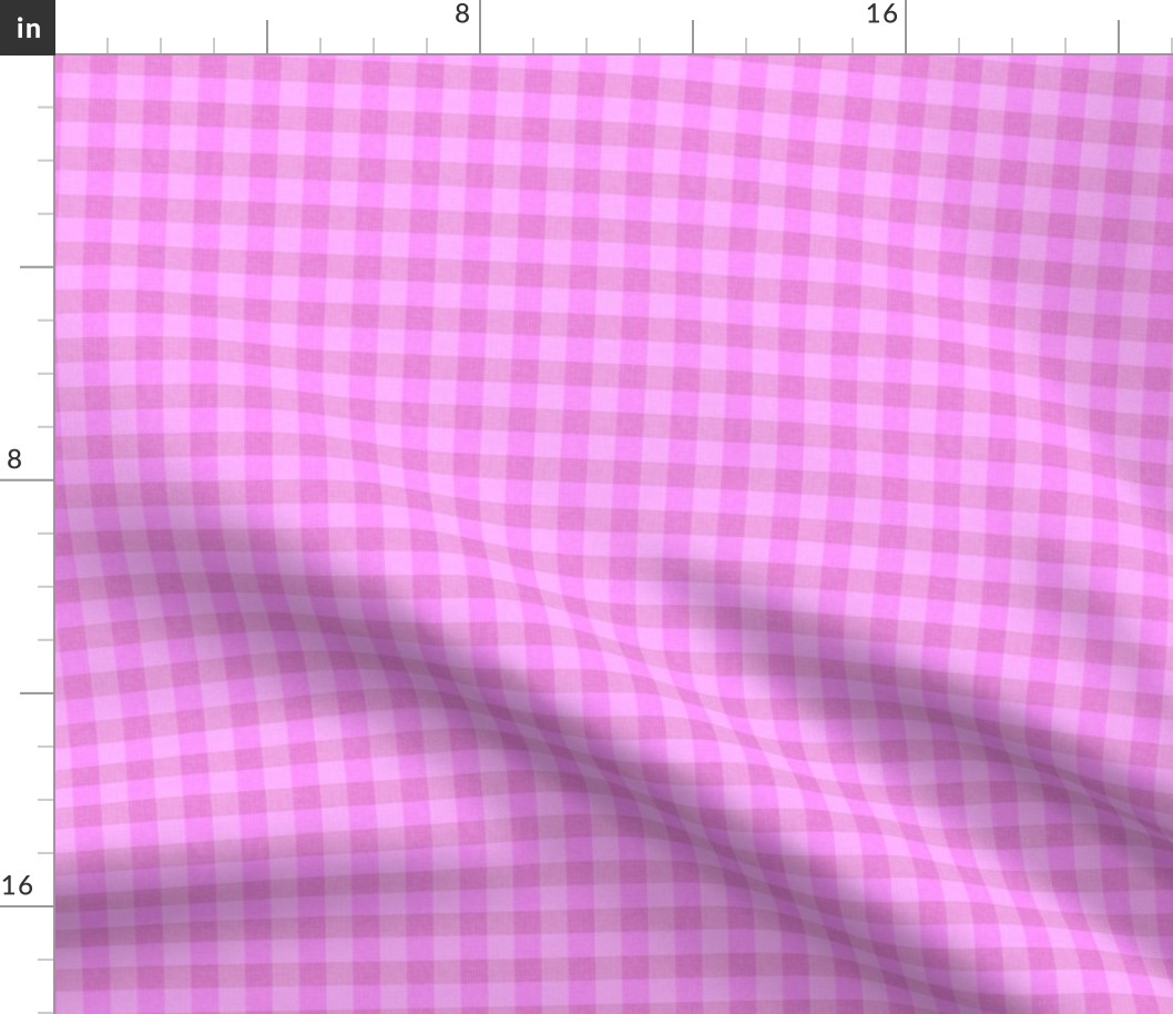 Retro Pink Checkered Squares (Small Scale)