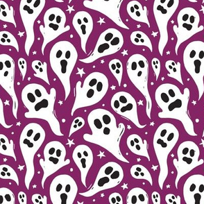 Spooky Ghosts - Purple