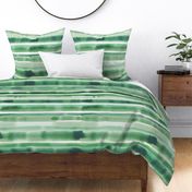watercolor stripe green shades large scale