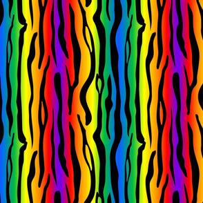 rainbow tiger stripe