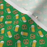 (micro scale) Beer and Pretzels - green - C20BS