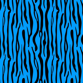 tiger stripe neon blue