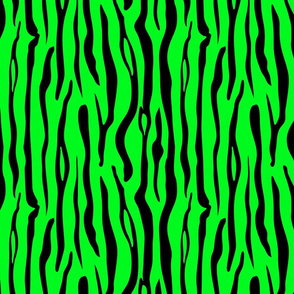 tiger stripe neon green