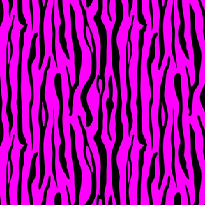 tiger stripe neon pink