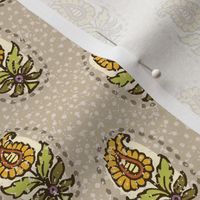 Indian Paisley Flowers-Field-Small