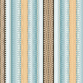 Sky and Surf Three-Color Stripe