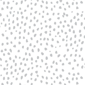 Gray marks on white grey spots wallpaper for nursery