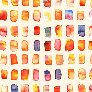 Watercolor grid