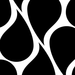 Bold Black And White Fabric, Wallpaper and Home Decor | Spoonflower