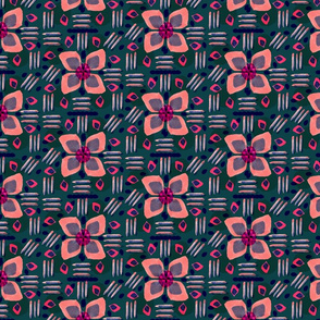 Basic Flower_PinkGreen