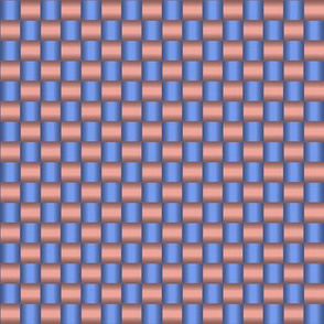 Woven (pink and blue)