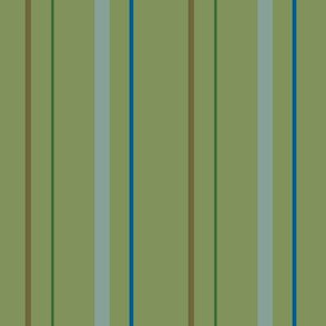 Mossy Green Stripes
