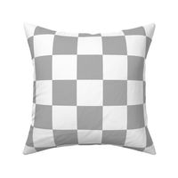 white and grey checkerboard