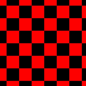 black and red checkerboard