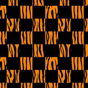 tiger stripe checkerboard