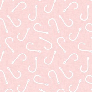 Pink Fish Fabric, Wallpaper and Home Decor