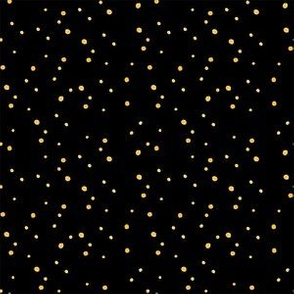 Gold Dots Black