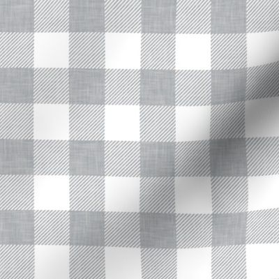 grey plaid -  light grey check - LAD20