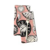 Vintage Clocks pink grey