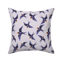Swooping Swallow in Lavender Haze // large