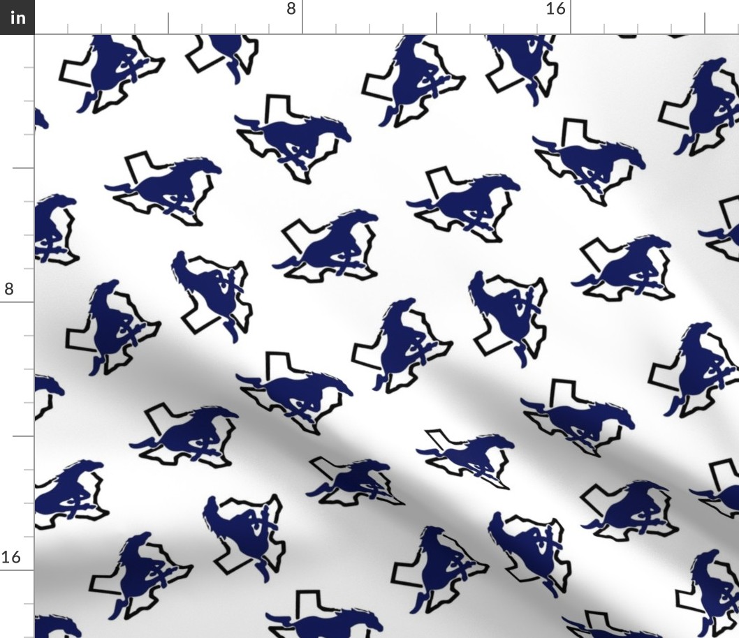 blue horse (custom design)