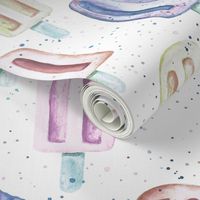 Ice pop Splatter Retro Pastel|Renee Davis