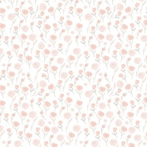 Blush Pink Floral Background Texture Graphic by Peppy Poppy Panda