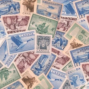 Vintage Candanian Stamps