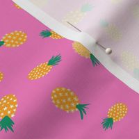 Pineapples on Pink