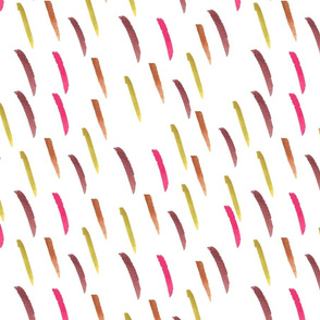 Marker stripes on white background pattern version 2