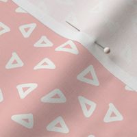 White Triangles on Pink