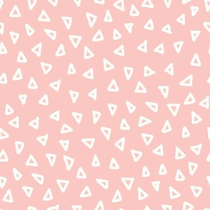 White Triangles on Pink