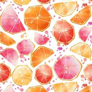Grapefruit and Oranges Citrus