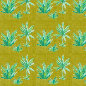 Tropical Foliage Brass