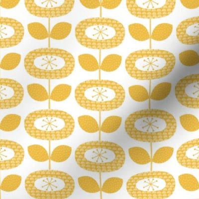 YELLOW FLOWER PRINT