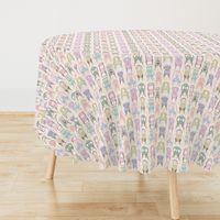 Pastel Cafe Chairs on Gingham