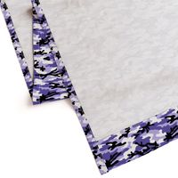 Medium  Scale / Camouflage / Purple Lavender White Black