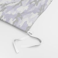 Medium  Scale / Camouflage / Purple Lavender White Black