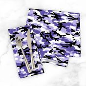 Medium  Scale / Camouflage / Purple Lavender White Black
